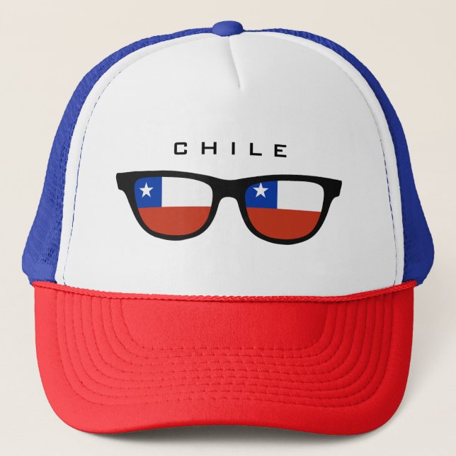 De Camionero Chile Shades personalizado gorra (Anverso)
