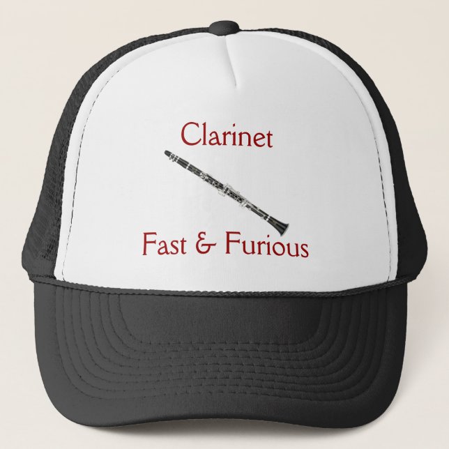 De Camionero Clarinet:  Gorra rápido y furioso (Anverso)