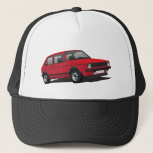 De Camionero Coche VDUB Golf GTI MK1 gorra roja
