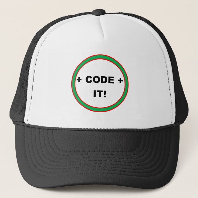 De Camionero ¡CÓDIGO! Gorra (Anverso)