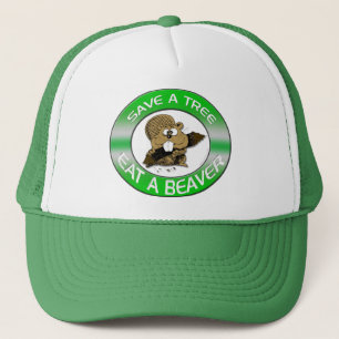 De Camionero Coma un gorra del castor