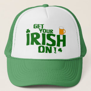 De Camionero ¡Consiga su irlandés encendido!   Gorra del día