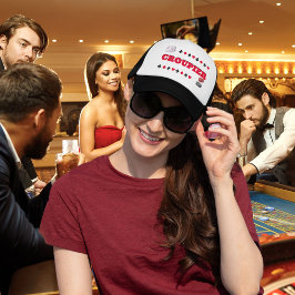 De Camionero Croupier visor gorra juego noche casino roulette
