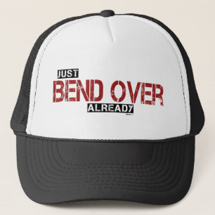 De Camionero Curva sobre el gorra