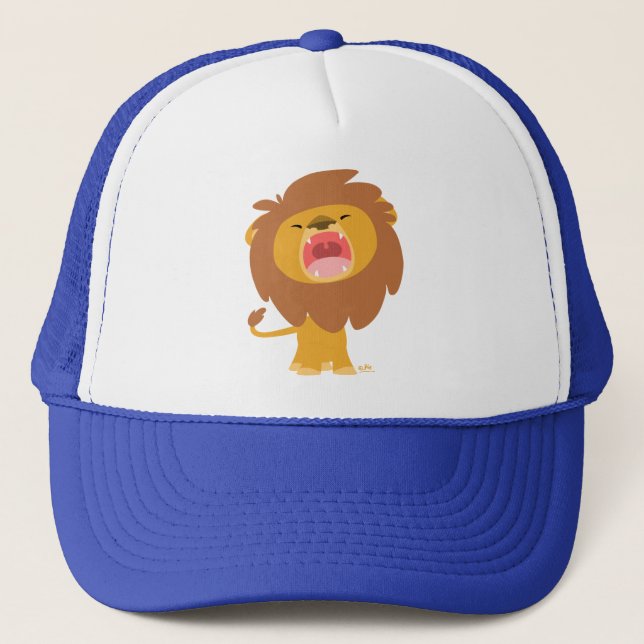 De Camionero Cute Mighty Roaring Personalizado Gorra (Anverso)