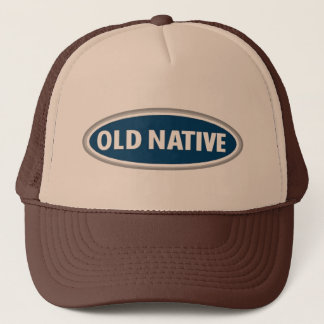 De Camionero Del "casquillo indígena VIEJO del gorra del nativo