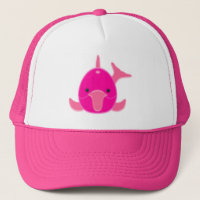 Delfín rosado en Gorra rosado