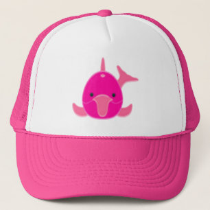 De Camionero Delfín rosado en Gorra rosado