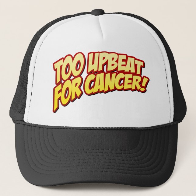 De Camionero Demasiado optimista para el gorra del cáncer (Anverso)
