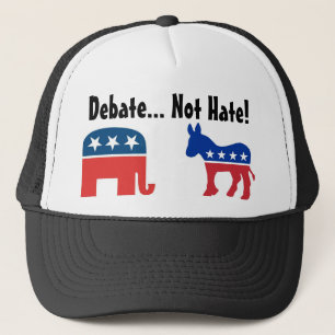 De Camionero Discusión, no odio - gorra político