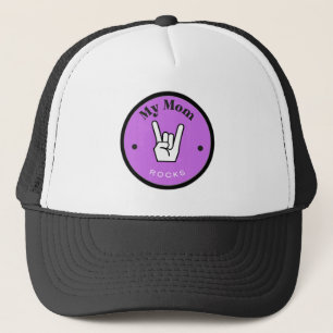 De Camionero ¡Diversión! Gorra - ¡Mi mamá ROCKS!