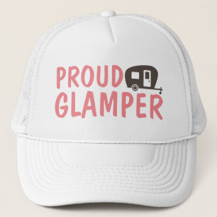 De Camionero Divertido camping Glamping Gorra para las mujeres