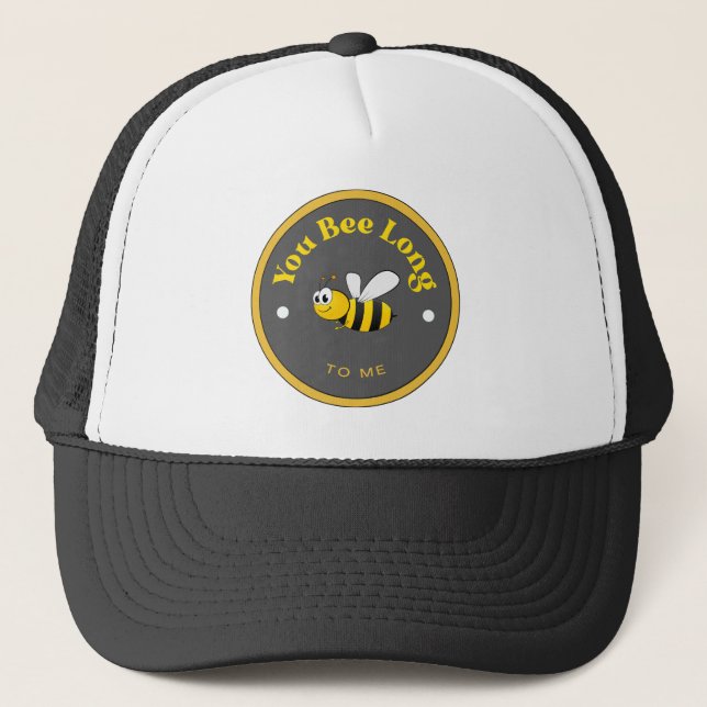 De Camionero ¡DIVERTIDO! Gorra - Eres larga para mí - Abeja (Anverso)