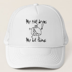 De Camionero Divertido "juego teclea" el gorra del batería