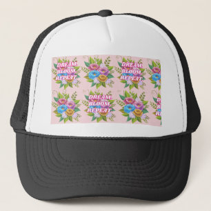 De Camionero Dream Bloom Repetir Gorra Motivador Floral