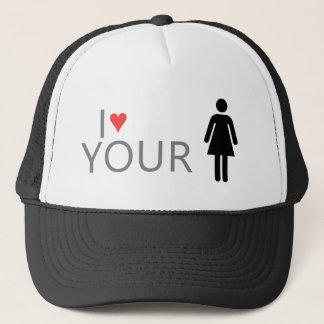 De Camionero El chica anda en monopatín gorra