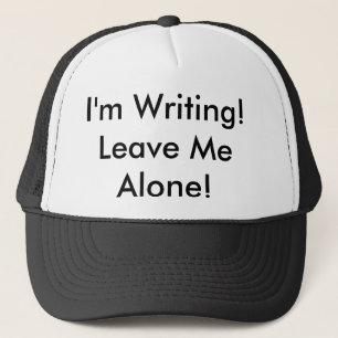 De Camionero El gorra del camionero: ¡"Estoy escribiendo!