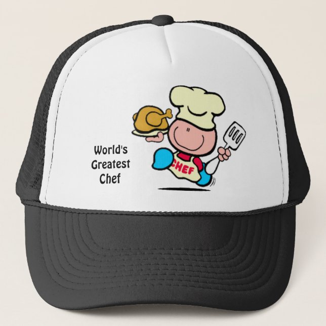 De Camionero El gorra más grande del cocinero del mundo (Anverso)