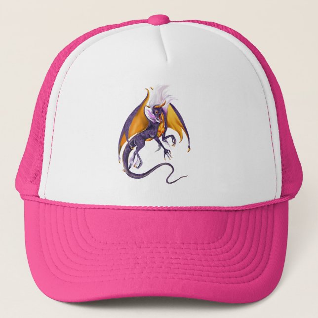 De Camionero El gorra púrpura del dragón (Anverso)
