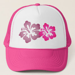 De Camionero El hibisco con playas femenino florece el gorra