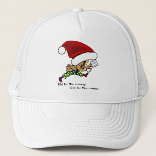 De Camionero ¡El hombre gordo (Santa) está viniendo! Gorra