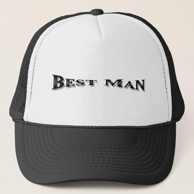 De Camionero El mejor gorra del hombre (Anverso)