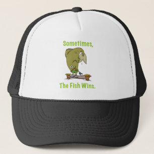 De Camionero El pescado gana a veces el gorra