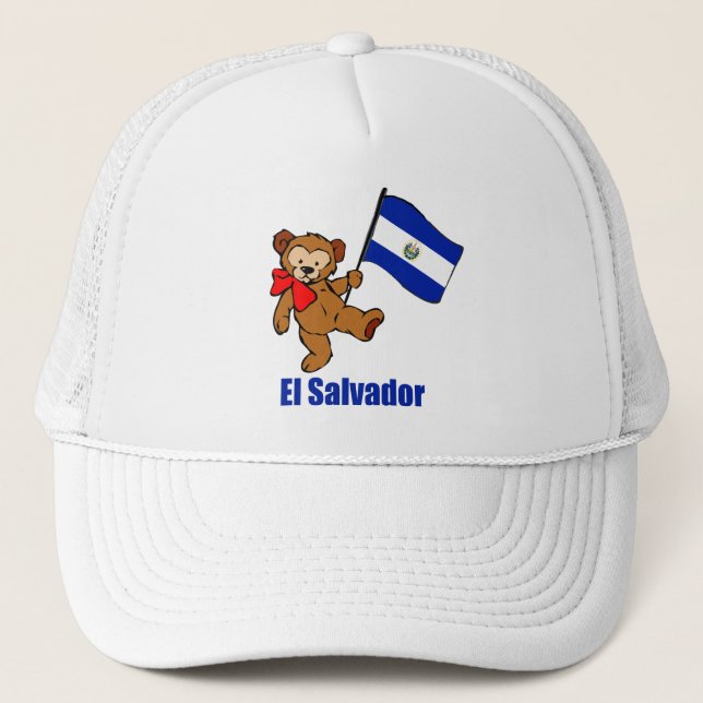 De Camionero El Salvador Teddy Bear Gorra (Anverso)