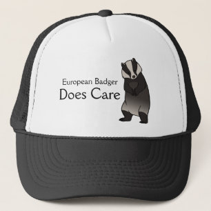De Camionero El tejón europeo cuida el gorra
