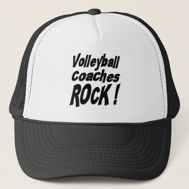 De Camionero ¡El voleibol entrena la roca! Gorra (Anverso)