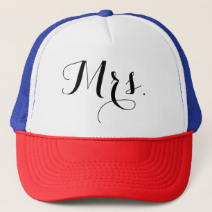 De Camionero Elegante Sra. Text Gorra - Bridal Trucker Cap Gift