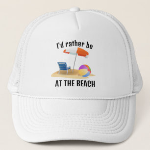 De Camionero En el Gorra Beach Design