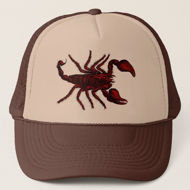 De Camionero Escorpión rojo - gorra #2 (Anverso)