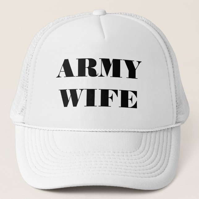 De Camionero Esposa del ejército gorra (Anverso)