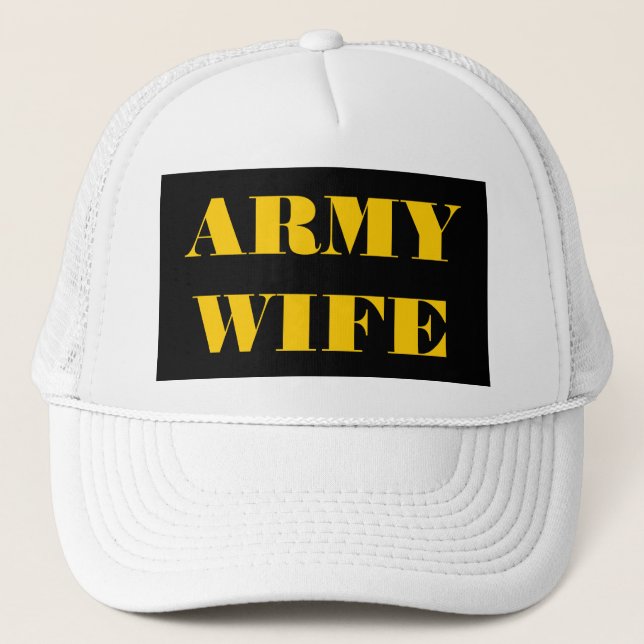 De Camionero Esposa del ejército gorra (Anverso)