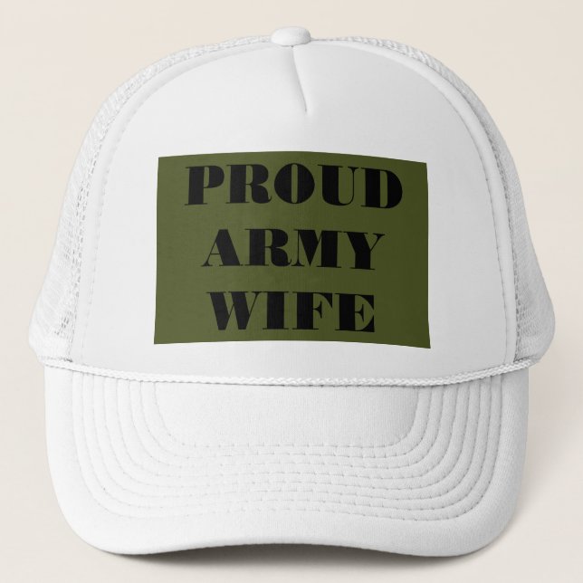 De Camionero Esposa del Ejército Orgulloso gorra (Anverso)