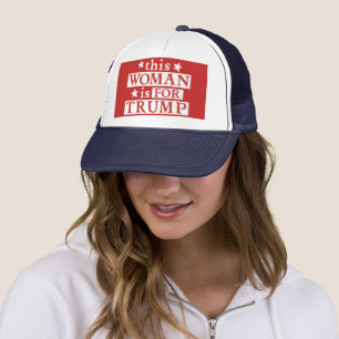 De Camionero esta mujer es para Trump Gorra