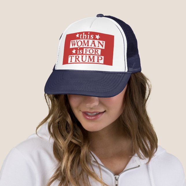 De Camionero esta mujer es para Trump Gorra (In situ)