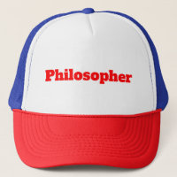 Estoy usando a mi filósofo Gorra 4René