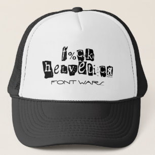 De Camionero F%ck Helvetica Gorra