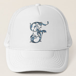 De Camionero F letra del alfabeto GORRA personalizado