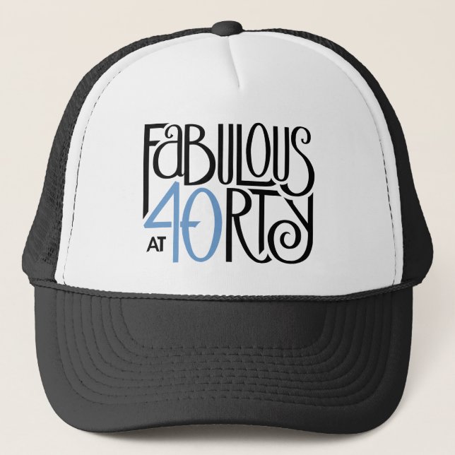 De Camionero Fabuloso Gorra azul negro 40 (Anverso)