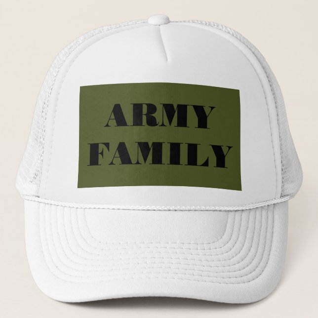De Camionero Familia Ejército gorra (Anverso)