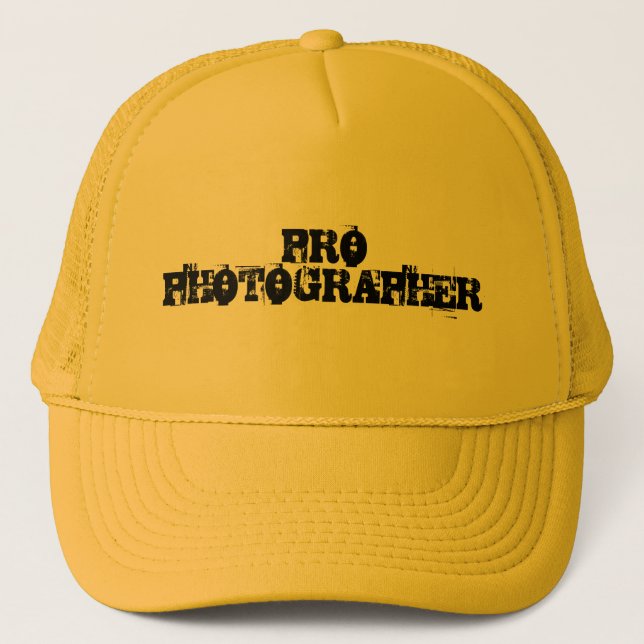 De Camionero FAVORABLE gorra del FOTÓGRAFO (Anverso)