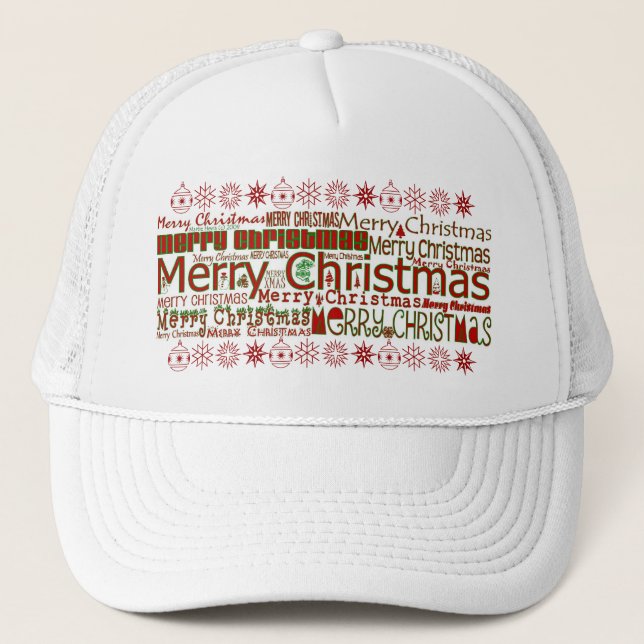 De Camionero Feliz Gorra navideño (Anverso)