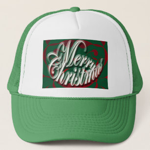 De Camionero Feliz Navidad en el Gorra Verde