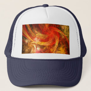 De Camionero Firestorm Nova Abstract Art Gorra