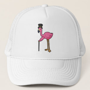 De Camionero Flamingo como Groom con Gorra y caña
