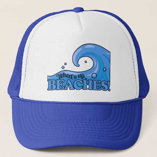 De Camionero Funny Beach Wave gorra (Anverso)