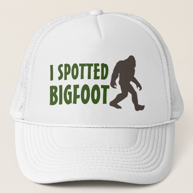 De Camionero Funny Bigfoot Sasquatch Gorra (Anverso)